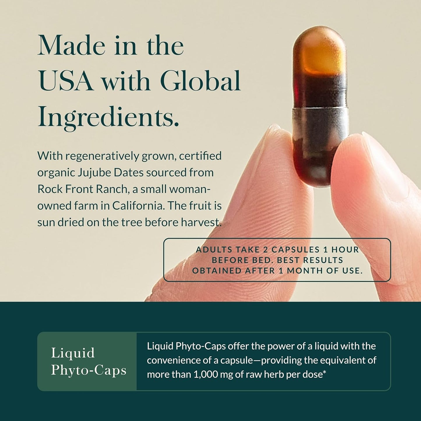 Gaia Herbs SleepThru - Natural Sleep Support Supplement with Organic Ashwagandha Root, Organic Magnolia Bark, Passionflower, and Jujube Date - 60 Vegan Liquid Phyto-Capsules (30-Day Supply)