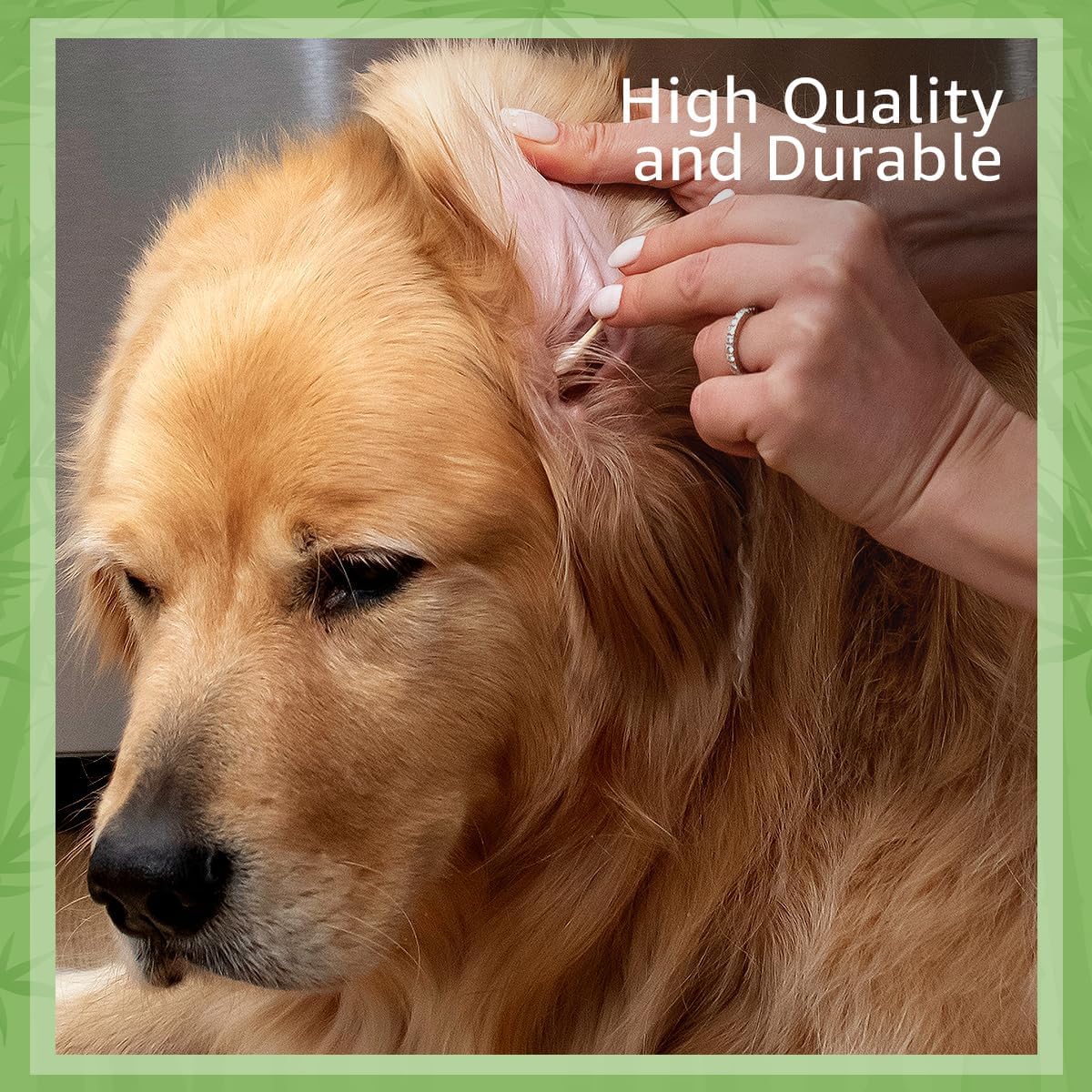 100% Bamboo Ear Swabs Cotton (500-Pack) | Biodegradable Double Tipped Bamboo Ear Cleaner | Eco Friendly Beauty & Personal Care | FSC Certified & Hypoallergenic | Suitable for All Ages & Pets