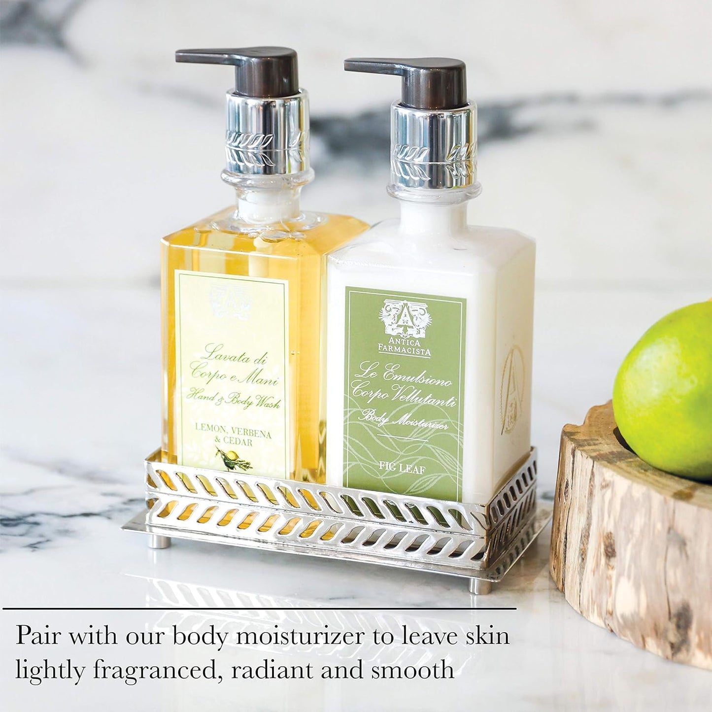 Antica Farmacista Hand & Body Wash - Luxury Nourishing Body Wash - Hydrating Hand Cleansing Wash - Bath & Body Gift - Lemon, Verbena & Cedar, 10 fl oz