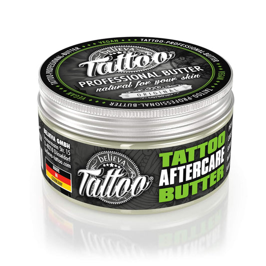 Aftercare Butter – Vegan Tattoo Care Balm for Moisturized & Nourished Skin – 3.38 oz