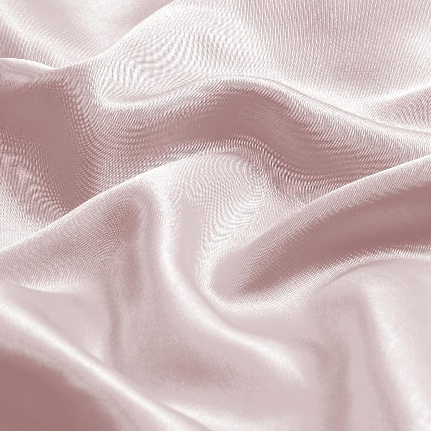 BEDELITE Satin Body Pillow Cover 2 Pack, Super Soft and Cooling Body Pillow Pillowcase for Hair and Skin, Breathable Silky Full Long Pillowcase Cover(20"x54", Lotus Pink)