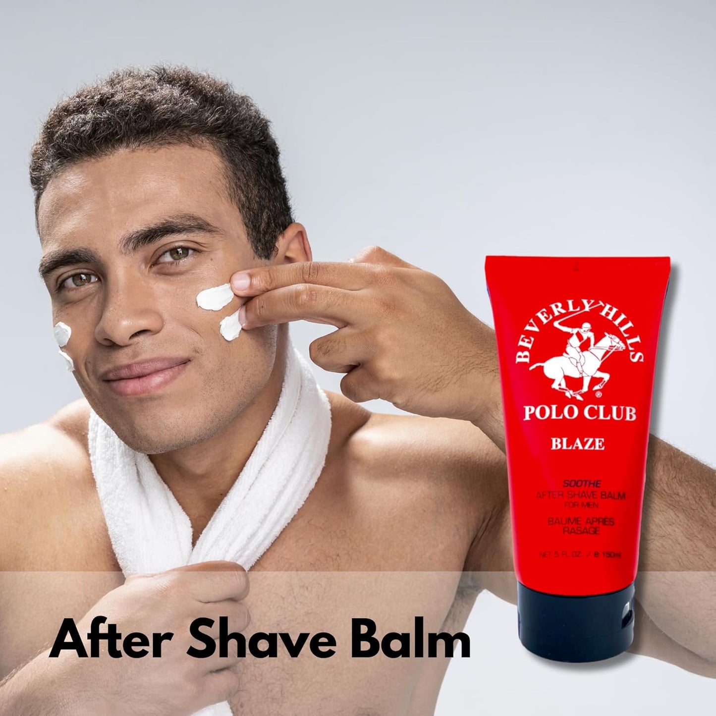 BHPC Blaze by Beverly Hills Polo Club, 5 oz After Shave Balm for Men
