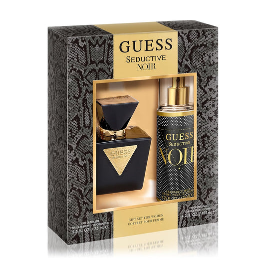 GUESS Seductive Noir 2 Pc Set for Women (2.5 Ounce Edt Spray + 4.2 Ounce Mist)