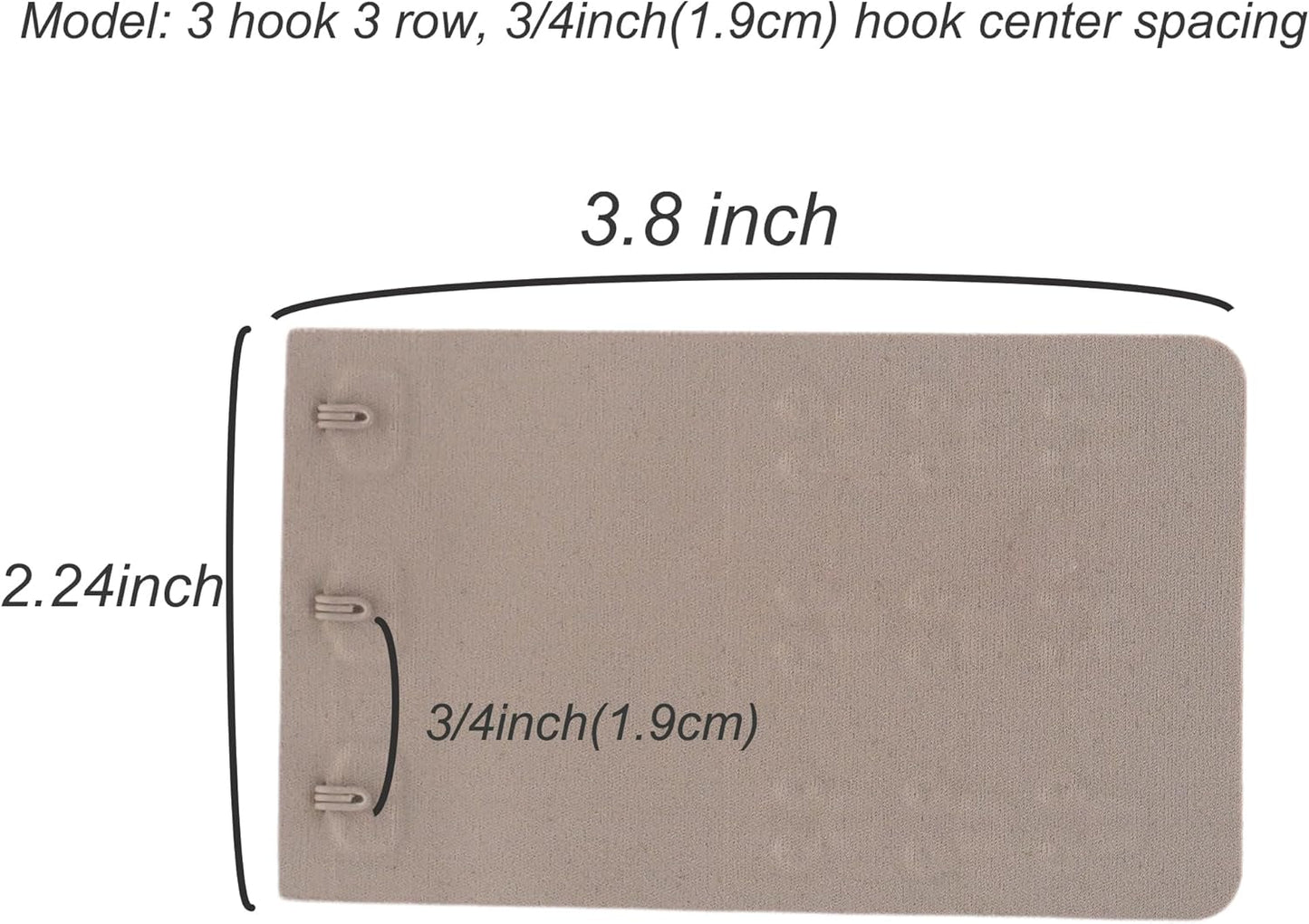 SAMGU Women's Soft Bra Extender 2 Hook / 3 Hooks / 4 Hooks Seamless Comfortable Bra Strap Extender Extension