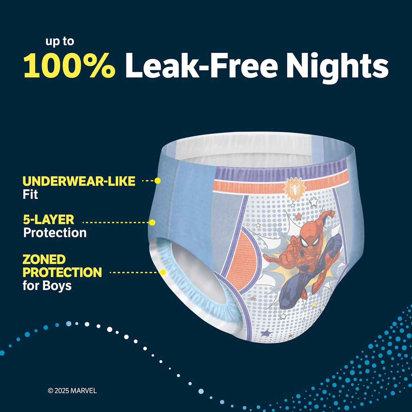 Goodnites Nighttime Bedwetting Underwear, Boys' XS (28-43 lb.), 99 Ct (3 Packs of 33), Packaging May Vary