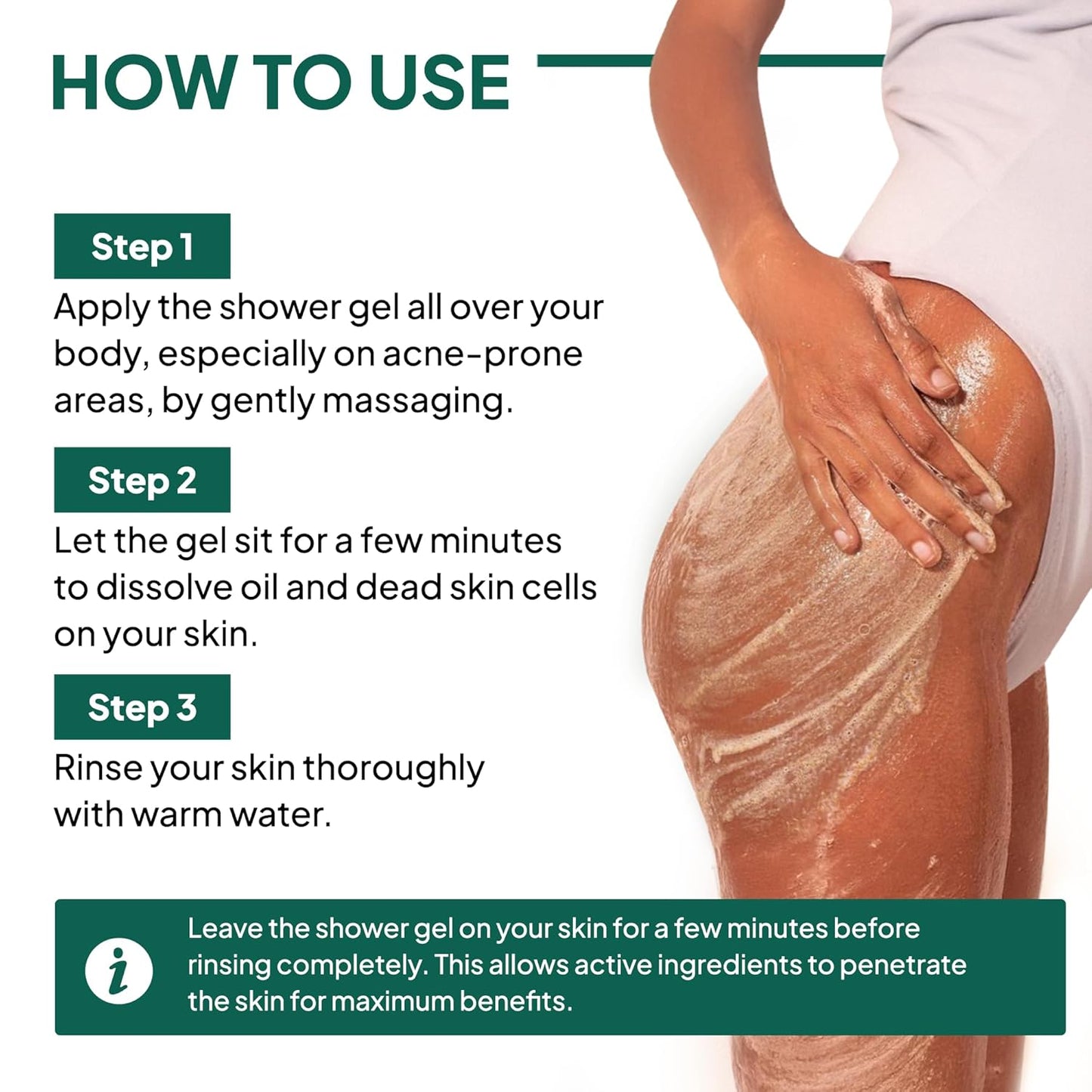 Anti Cellulite Mud Scrub Body Wash, Reduces Cellulite, Gentle Exfoliating, Improves Skin Texture, Provides a Smoother Look, 5.07 Fl Oz (6)