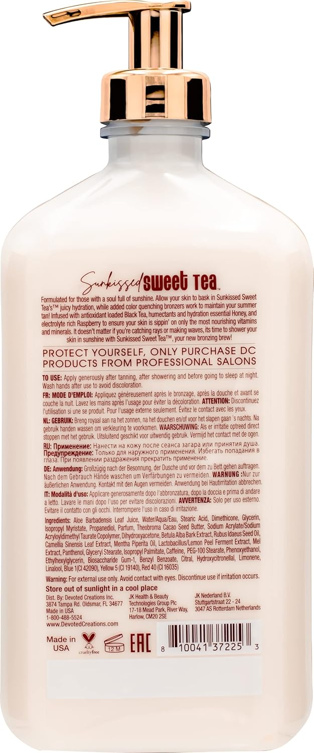 Devoted Creations Sunkissed Sweet Tea Color Extending & Color Building Moisturizer 18.25oz