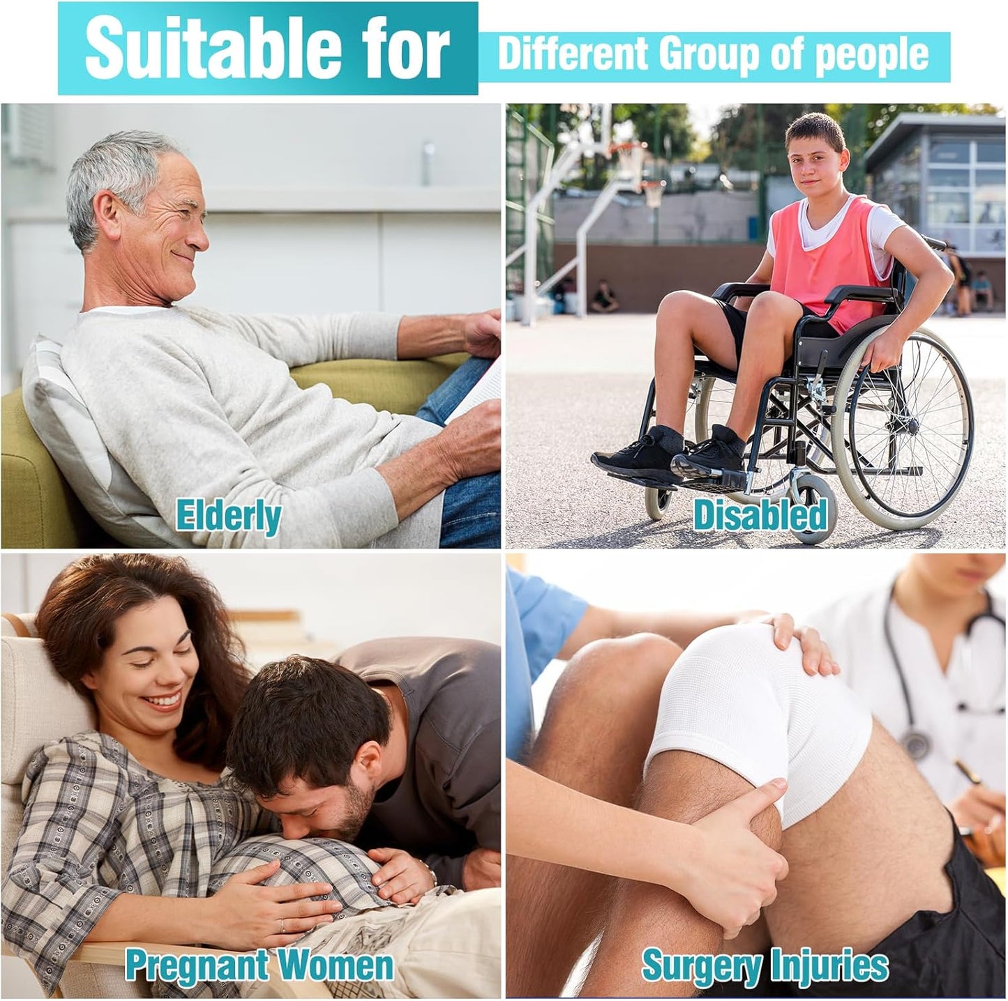 Sock Aid, Sock Helpers to Put on Your Socks for Seniors, Disabled, Pregnancy, Assist Device for Elderly, Tool Aide Puller Easy on and Off with No Bending(Blue)