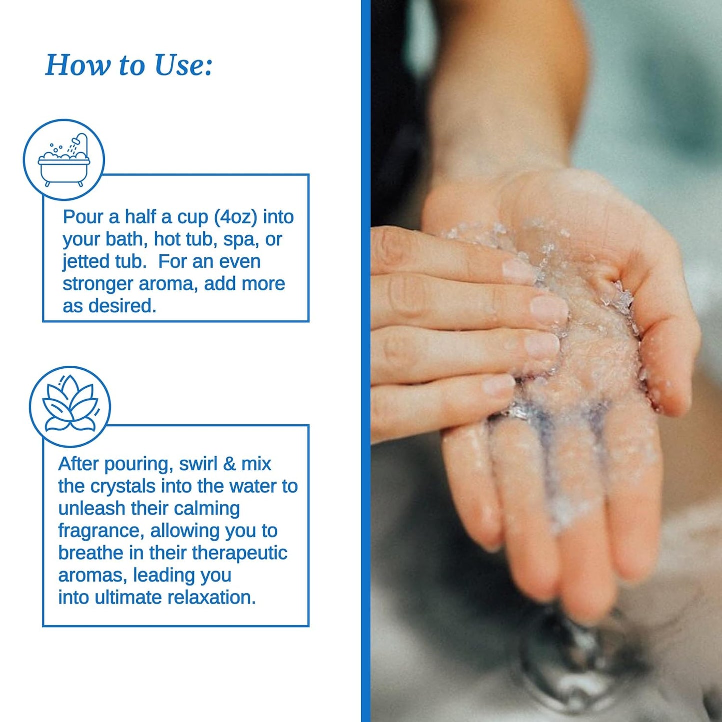 Relax Spa & Bath, Epsom & Dead Sea Salts, Aromatherapy Bath Salts for Hot Tub, Bath, or Spa, Infused with Magnesium, Sports Therapy