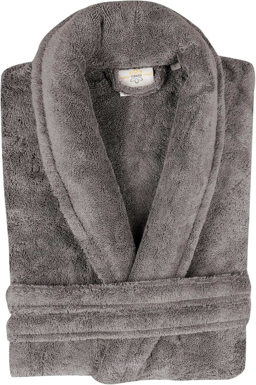 Classic Turkish Towels CTT Premium 100% Turkish Cotton Terry Cloth Bath Robe for Women & Men, Soft & Plush Long Unisex Robe