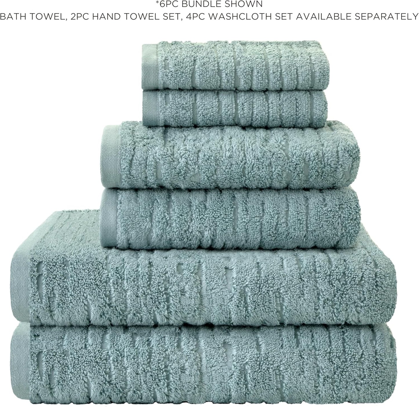 SKL Home CloudSoft Cotton Luxury Bath Towel for Bath & Gift, Teal