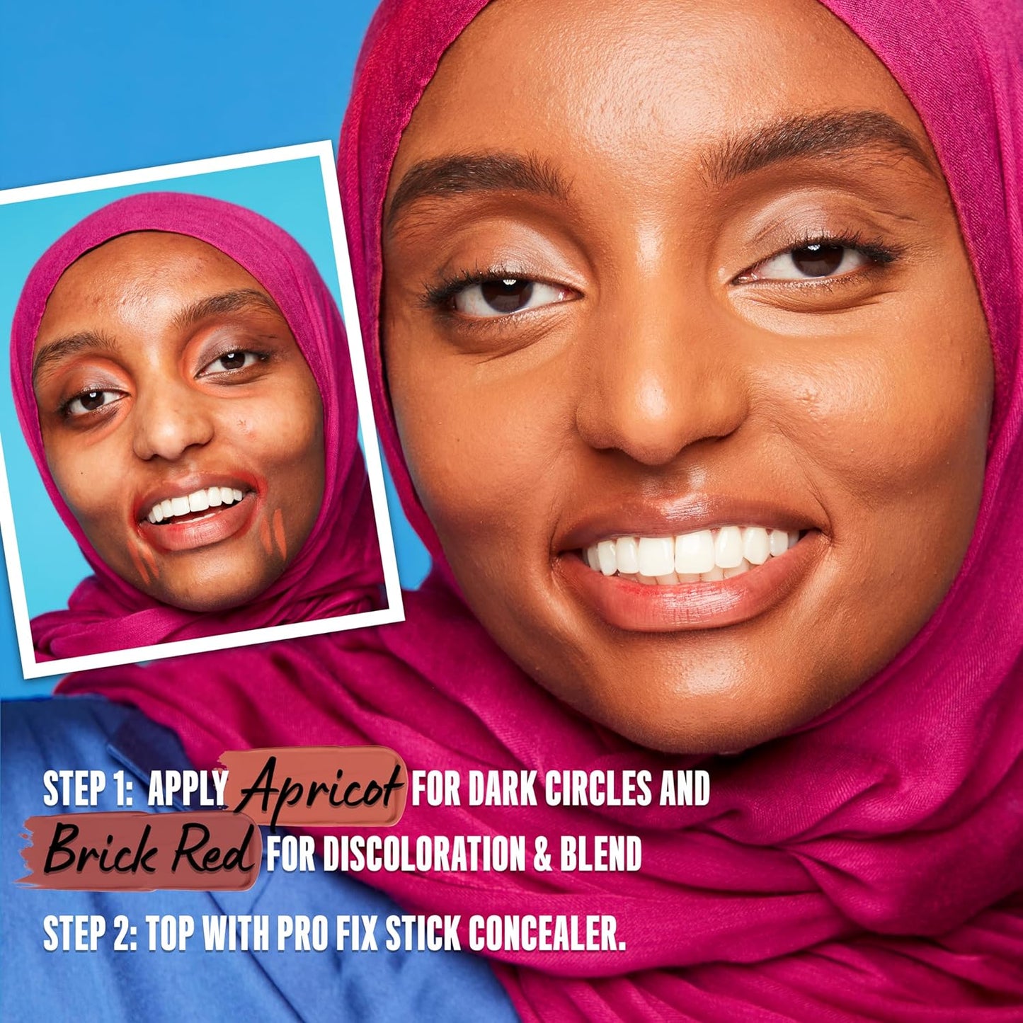 NYX PROFESSIONAL MAKEUP Pro Fix Stick Correcting Concealer, Buildable Medium Coverage Concealer Stick - Apricot