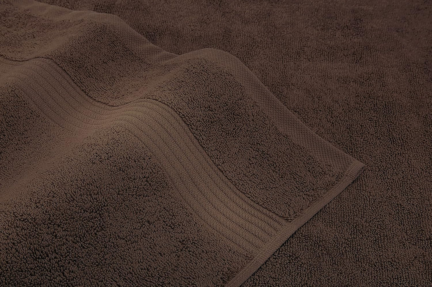 American Veteran Towel, Hand Towels for Bathroom Set of 4, 100% Cotton Turkish Hand Towel Sets, Soft Hand Face Towels, Brown Hand Towels