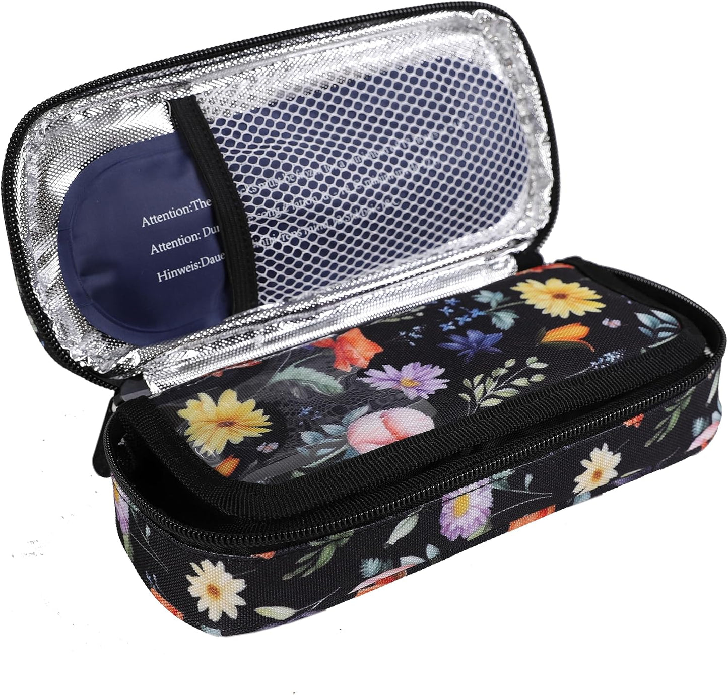 apollo walker Insulin Cooler Travel Case Diabetic Medication Cooler with Ice Packs and Insulation Liner insulin cooler travel case tsa approved