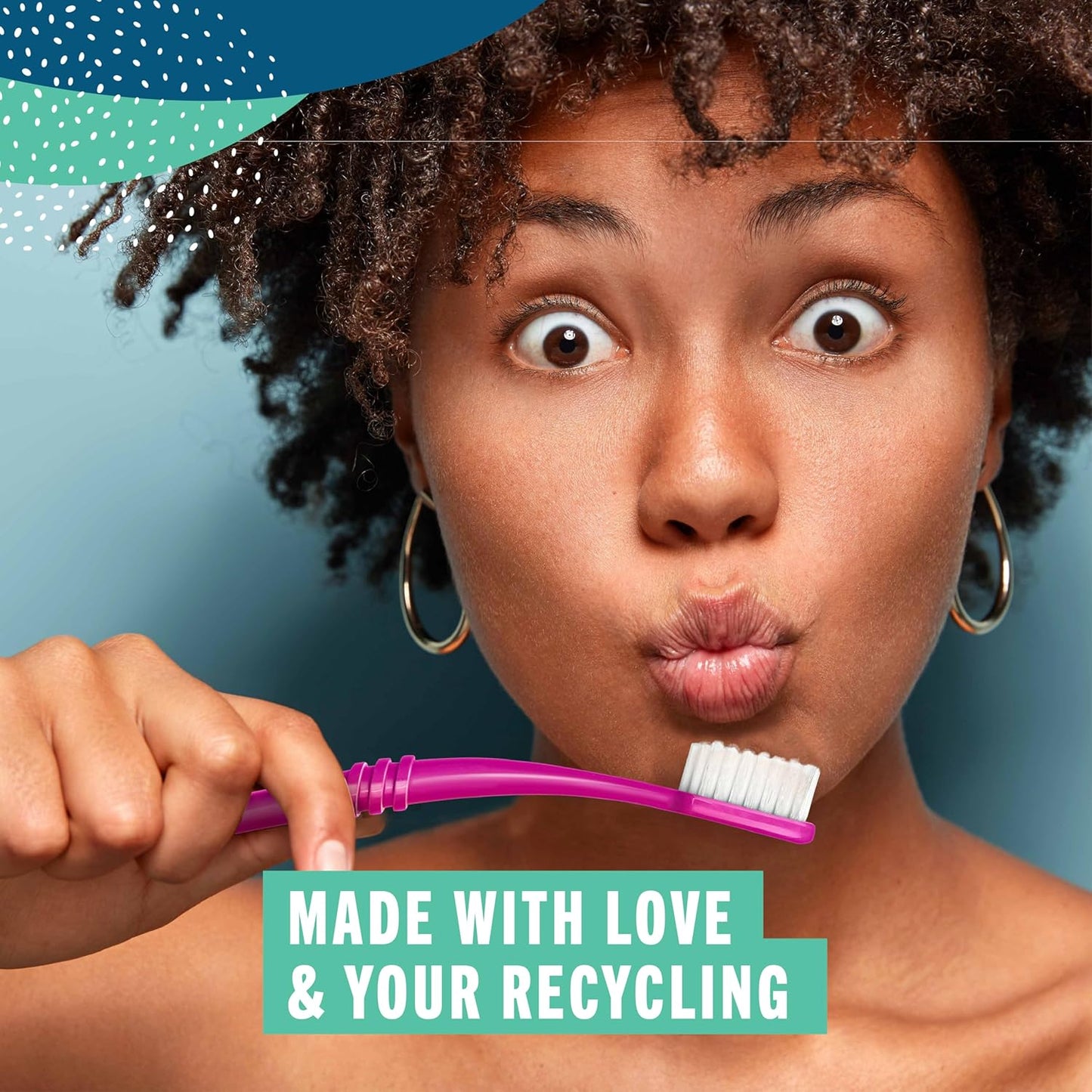 Preserve Eco Friendly Adult Toothbrushes, Made in The USA from Recycled Plastic, Lightweight Paper Packaging, Soft Bristles, Colors Vary, 3 Count