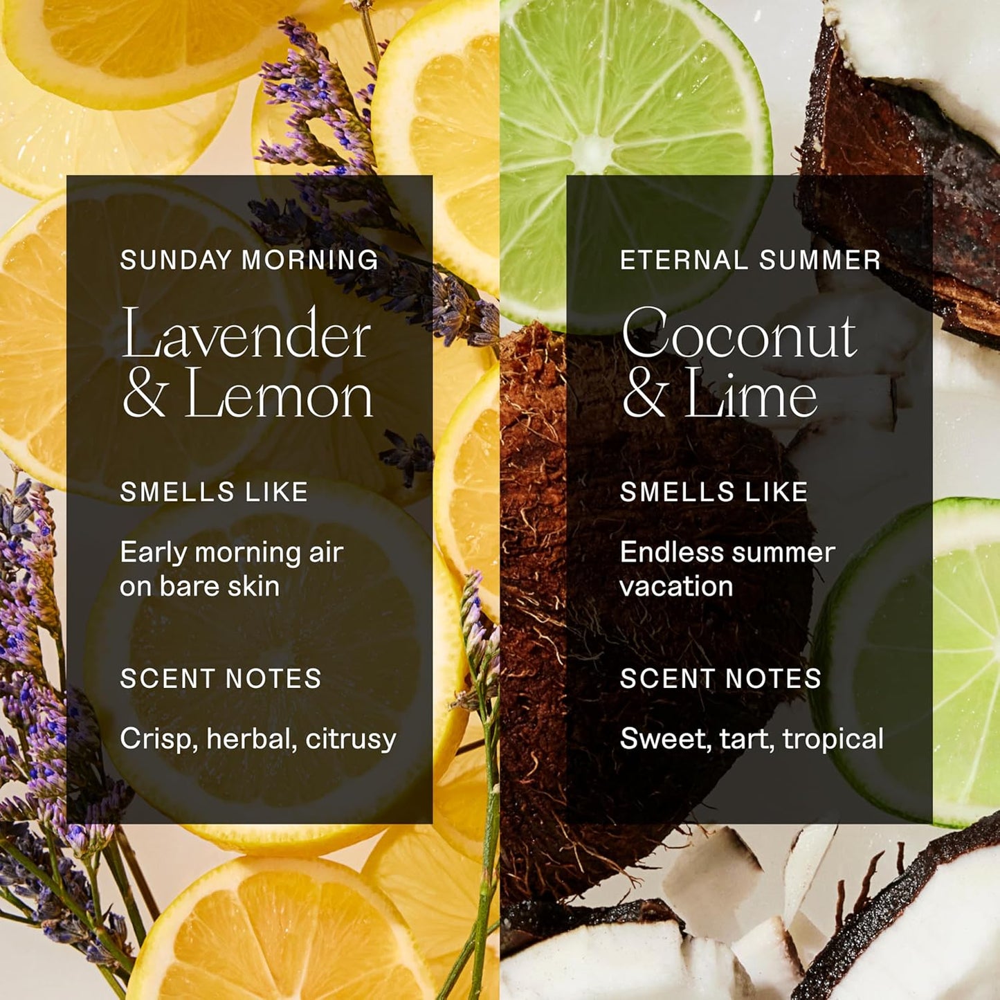 Each & Every Aluminum Free Deodorant for Women & Men, Lavender & Lemon + Coconut & Lime - All Natural Deodorant for Sensitive Skin, EWG Verified - Clean, Baking Soda-Free, Plant-Based - 2.5oz, 2 Pack