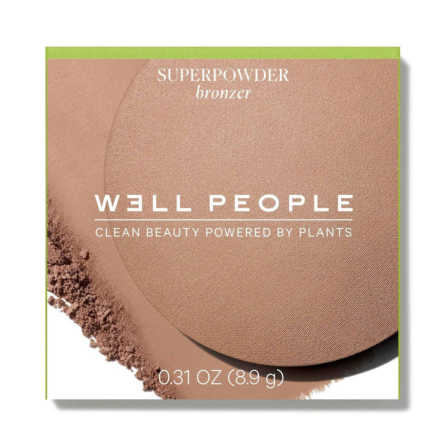 Well People Superpowder Bronzing Powder, Hydrating Baked Bronzing Powder For A Natural Glow, Semi-matte Finish, Vegan & Cruelty-free, Sun Glow