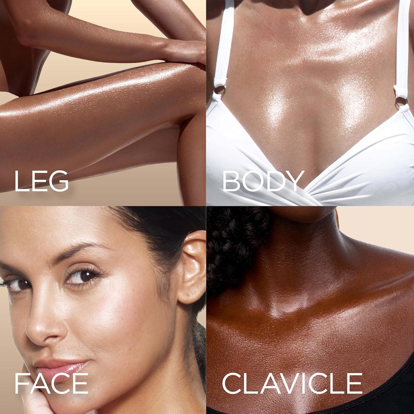 Absolute New York - Silk Glow Shimmer Mist Glow, Radiant, Shimmer Body & Face & Hair, Shea Butter, Coconut Oil, Vitamin E (SBGS05 Champagne Gold Oil Gel, 3.4 fl oz)