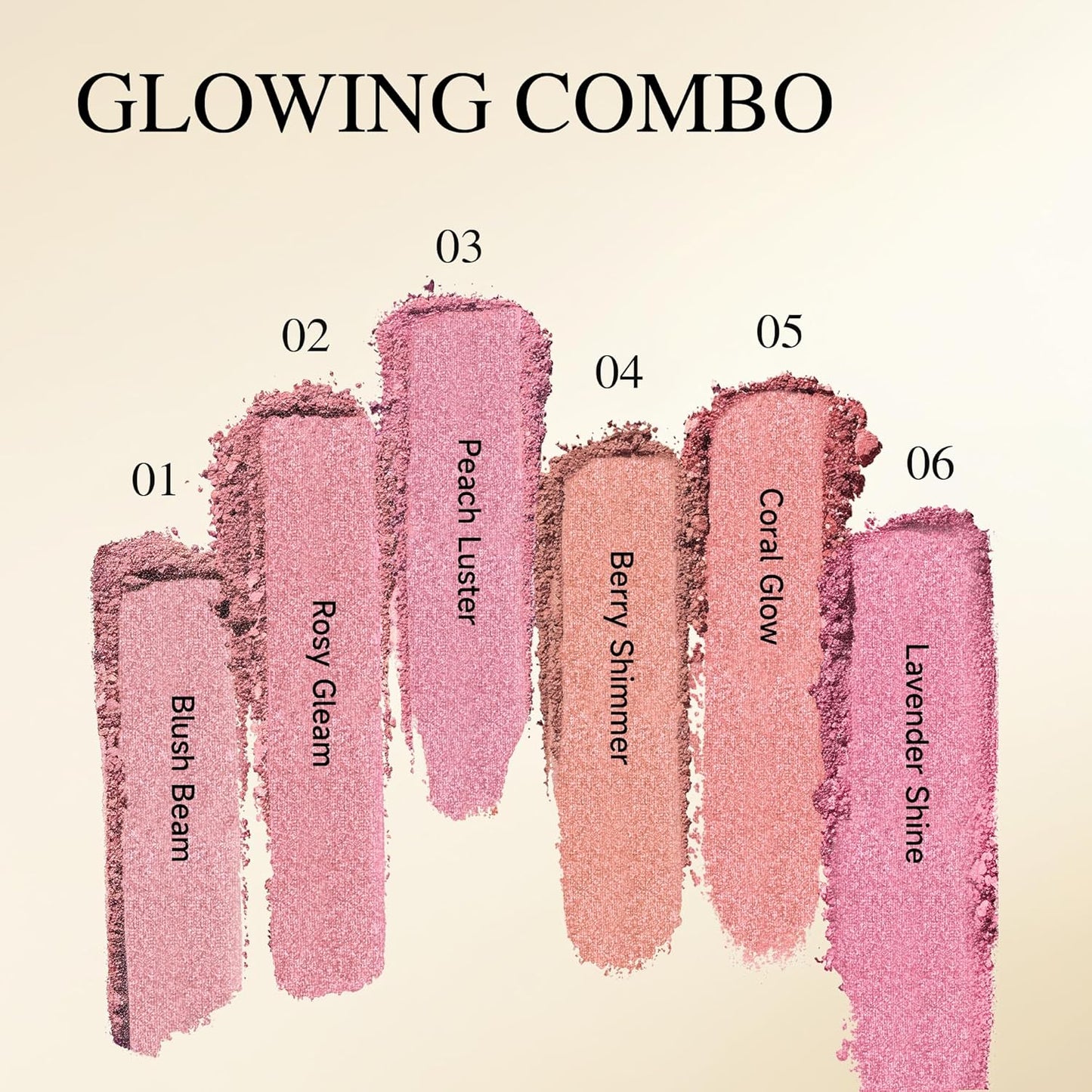 Luminous Blush Powder-Multi-Use Formula, Ultra-Fine & Smooth, Longer-Lasting Wear with Natural Luminous Glow (04#)