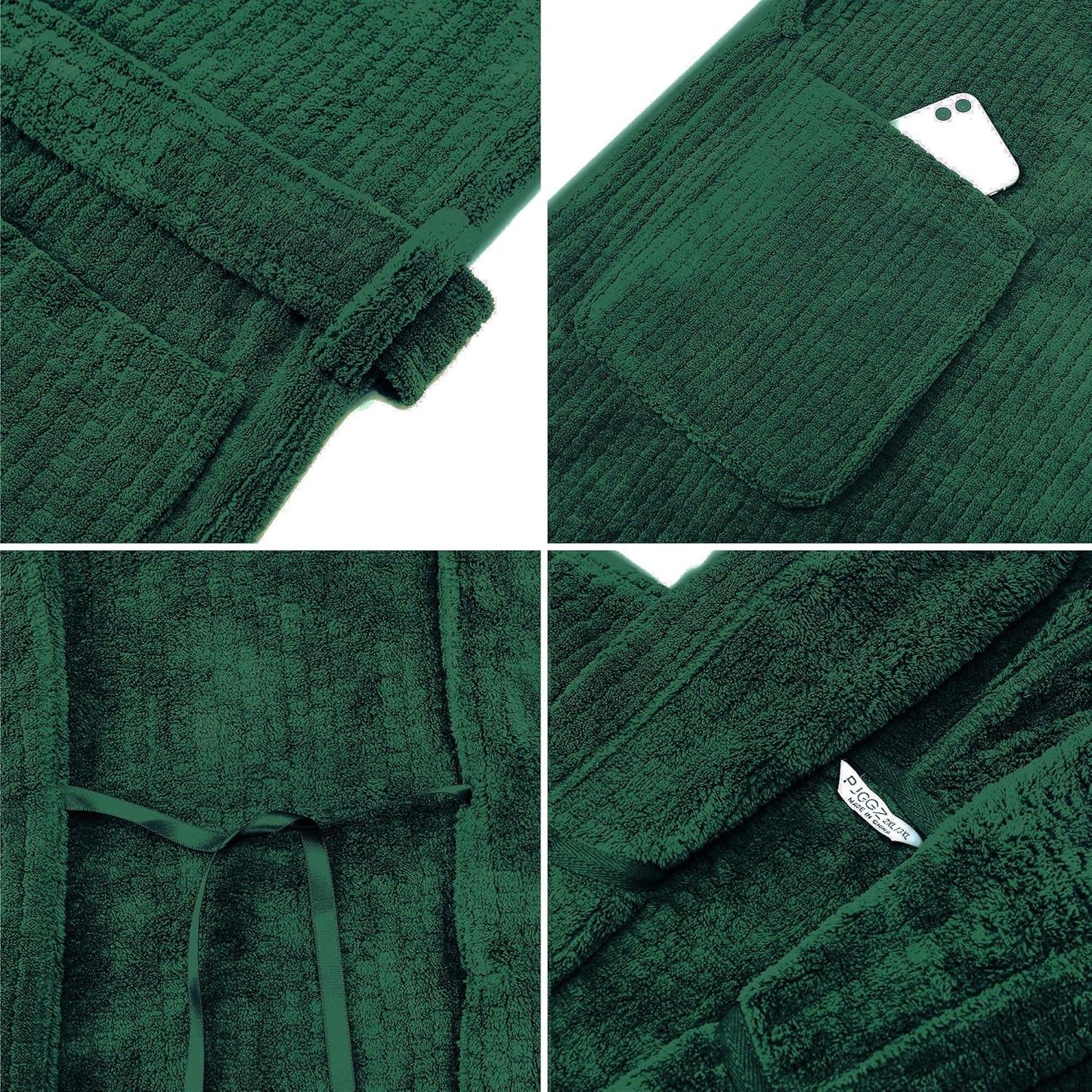 Hooded Bathrobes for Women, Soft Long Towel Robes for Women - Quick Dry yet Warm