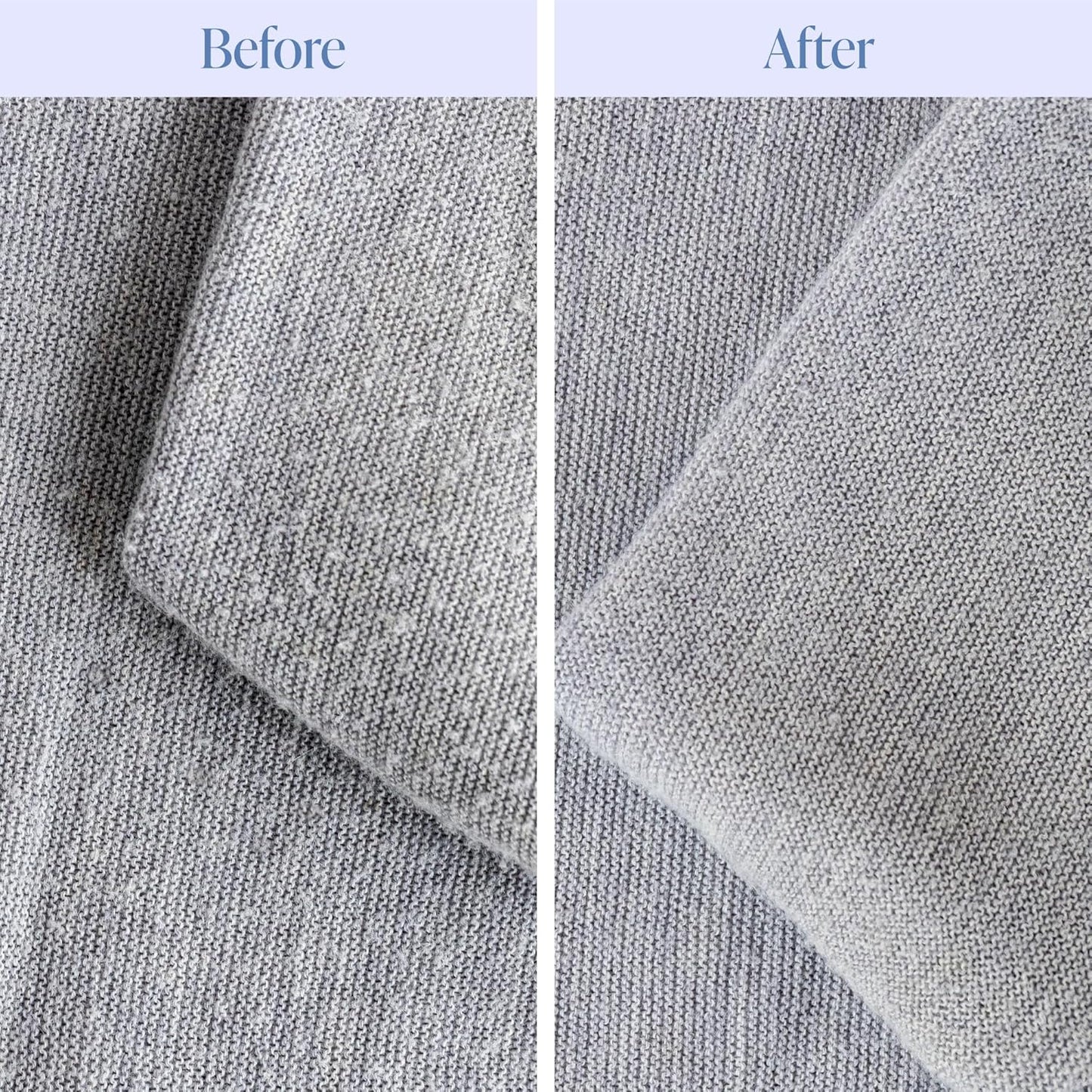 Nori Trim Fabric Shaver - Lint Remover for Clothes & Furniture Couch Pilling - Sweater Pill Remover - Clothes Shaver with 6 Precision Blades - Wireless and Rechargeable - White