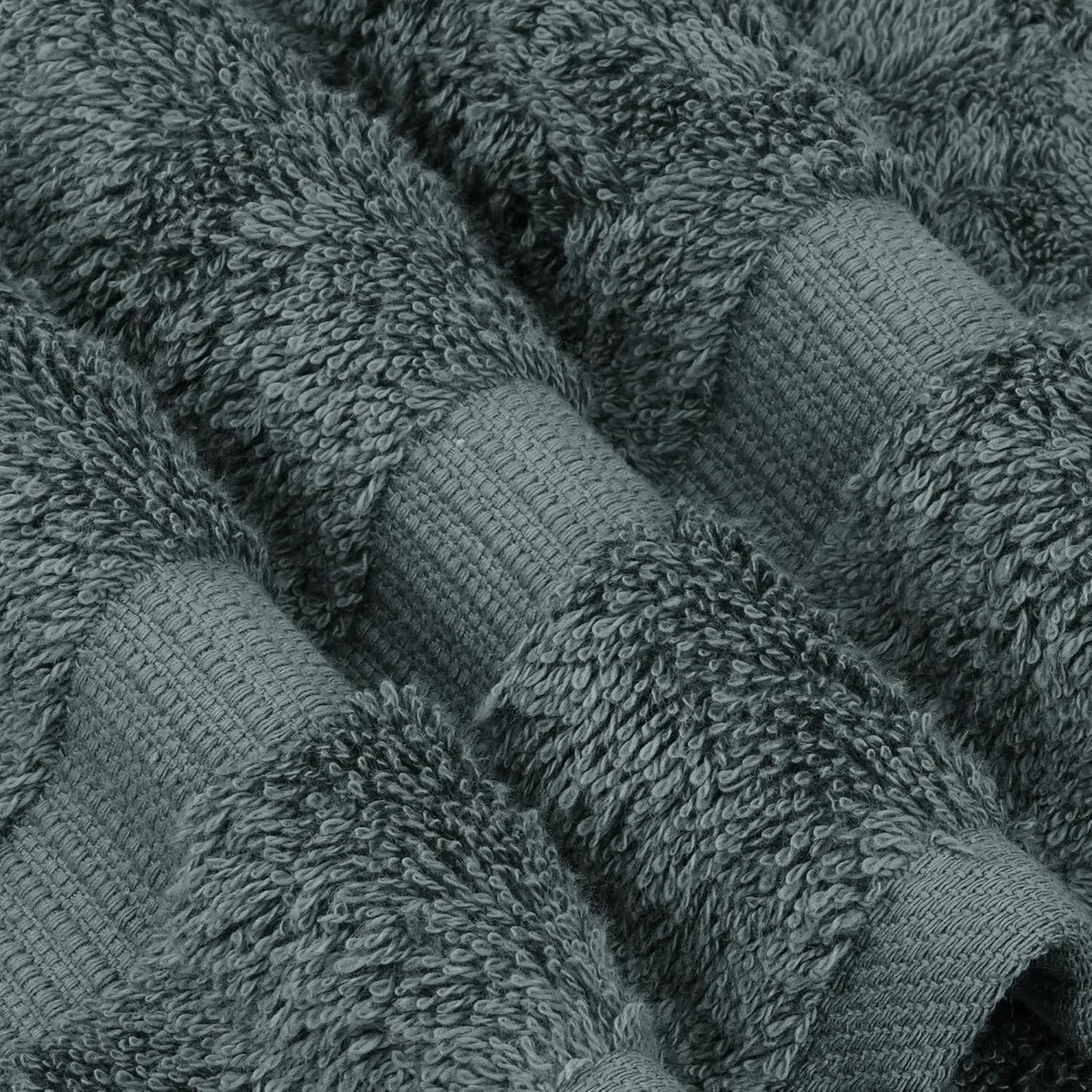 Chakir Turkish Linens |Hotel & Spa Quality 100% Cotton Premium Turkish Towels | Soft & Absorbent (Dark Gray, 6-Piece Towel Sets)