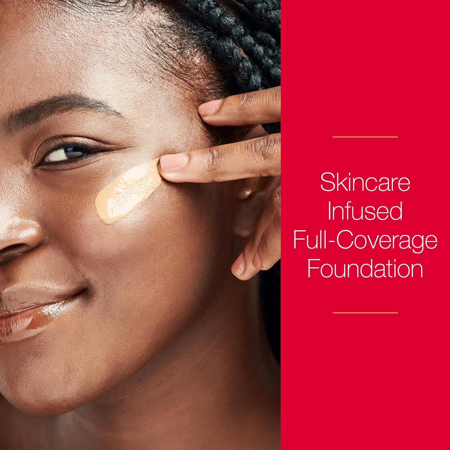 Mirabella Defense CC Creme Full Coverage Foundation with SPF 20, CC Cream Foundation with Sunscreen & Hyaluronic Acid, Oil Control with Salicylic Acid - Dark