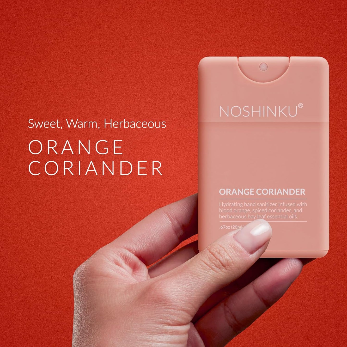 Noshinku - Refillable Hand Sanitizer Discovery Deux 3-Pack, Travel Size Spray, Hydrating Botanical Oils, Natural Ingredients, All Natural Fragrances, Sugarcane Derived Alcohol, No Parabens, No Dyes