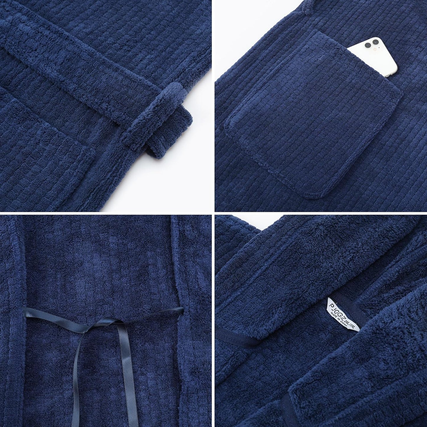 Hooded Bathrobes for Women, Soft Long Towel Robes for Women - Quick Dry yet Warm