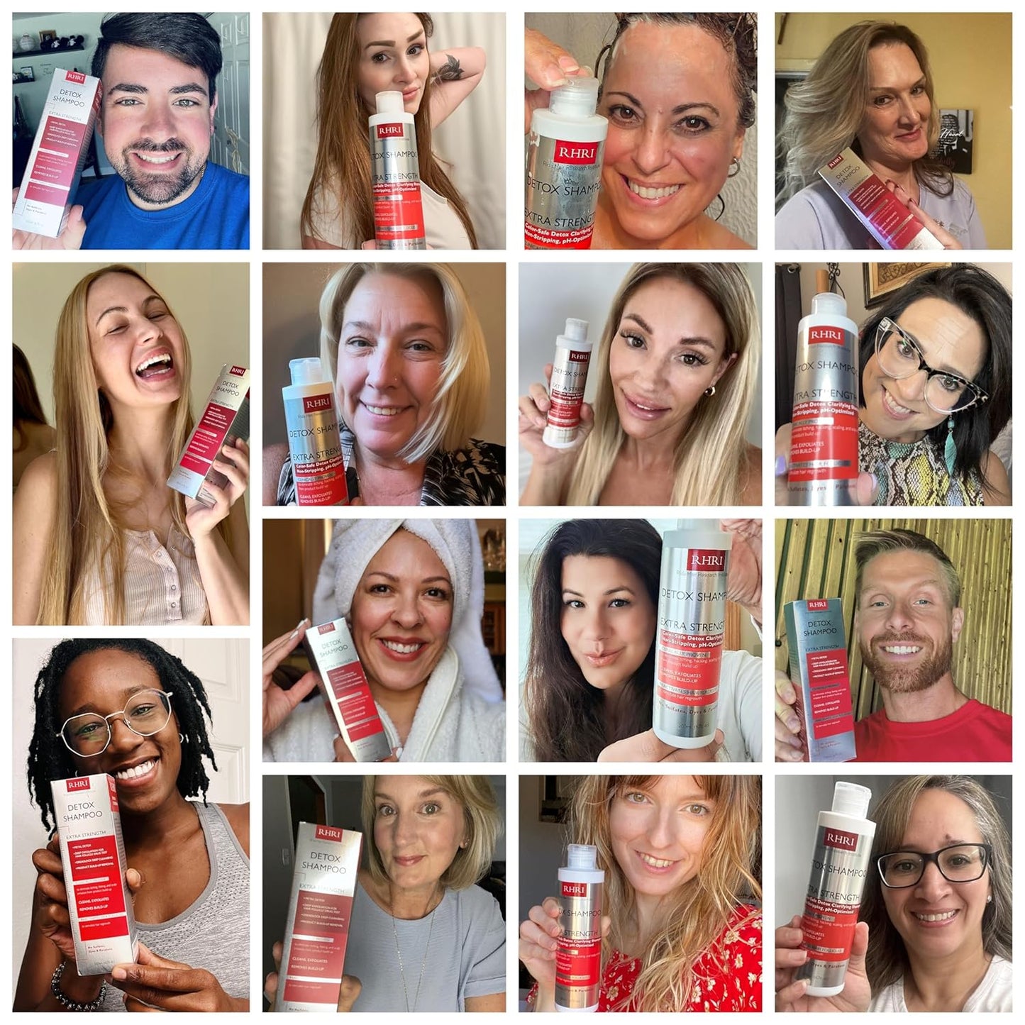 Detox Shampoo For Product Build up, Detoxify & Regrow with Our Clarifying Shampoo - Nourishes Follicles, Soothes Scalp Irritation - For All Hair Types