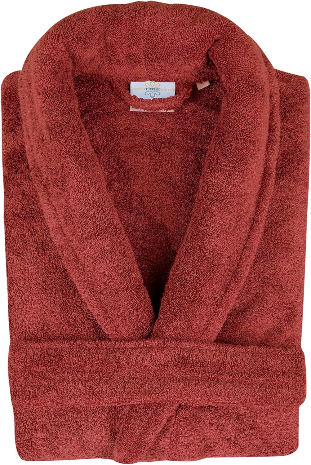 Classic Turkish Towels CTT Premium 100% Turkish Cotton Terry Cloth Bath Robe for Women & Men, Soft & Plush Long Unisex Robe