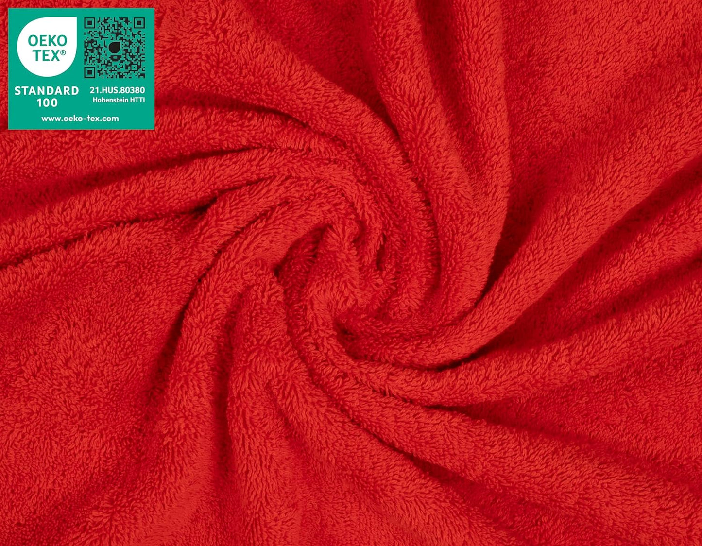 American Soft Linen Luxury Washcloths for Bathroom, 600 GSM 100% Cotton 4 Piece Turkish Wash Cloth Set, 13x13 in Soft Rags for Body and Face, Red Washcloths