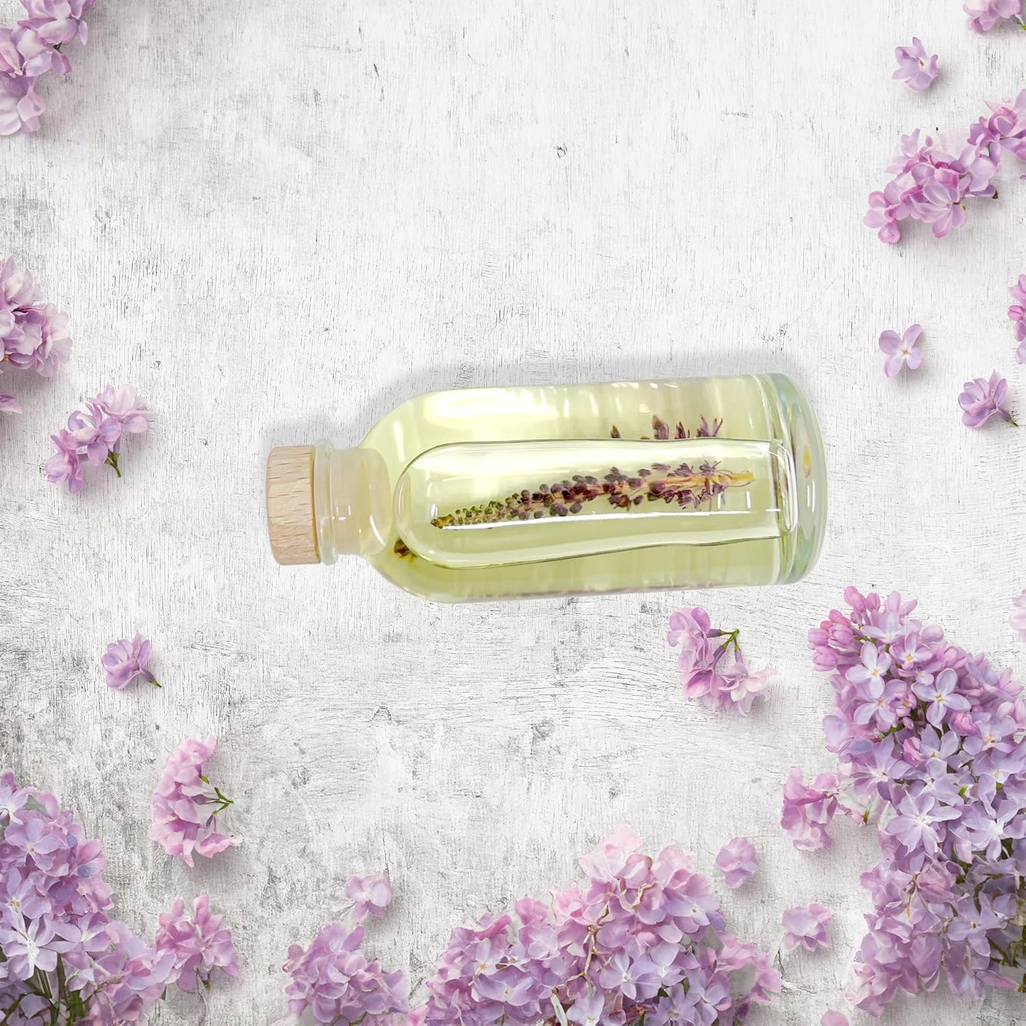 Urban Naturals Lilac Blossoms Reed Diffuser Set | Made with Essential Oils & Real Botanicals | Lily of The Valley, Violets & Lilac | Made in The USA