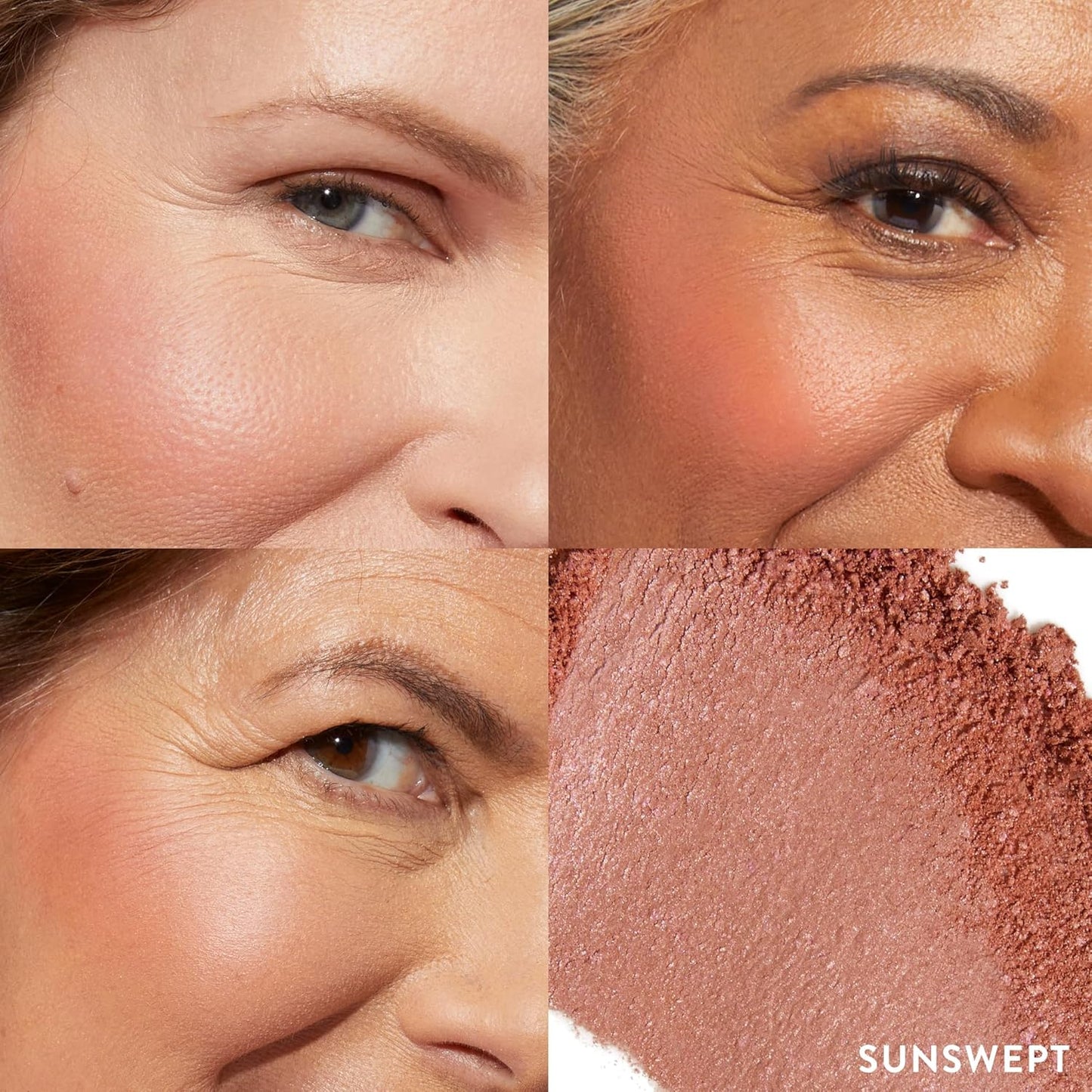 LAURA GELLER NEW YORK Baked Blush-n-Brighten Marbleized Blush - Sunswept - Creamy Lightweight - Satin Finish