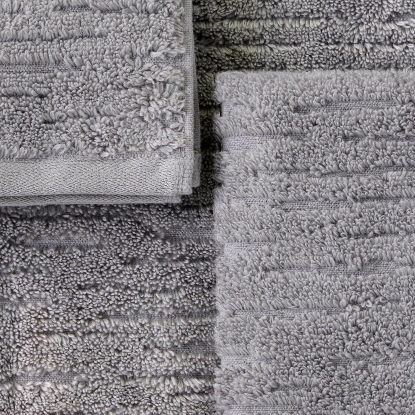 SKL Home CloudSoft Cotton Luxury Bath Towel for Bath & Gift, Gray