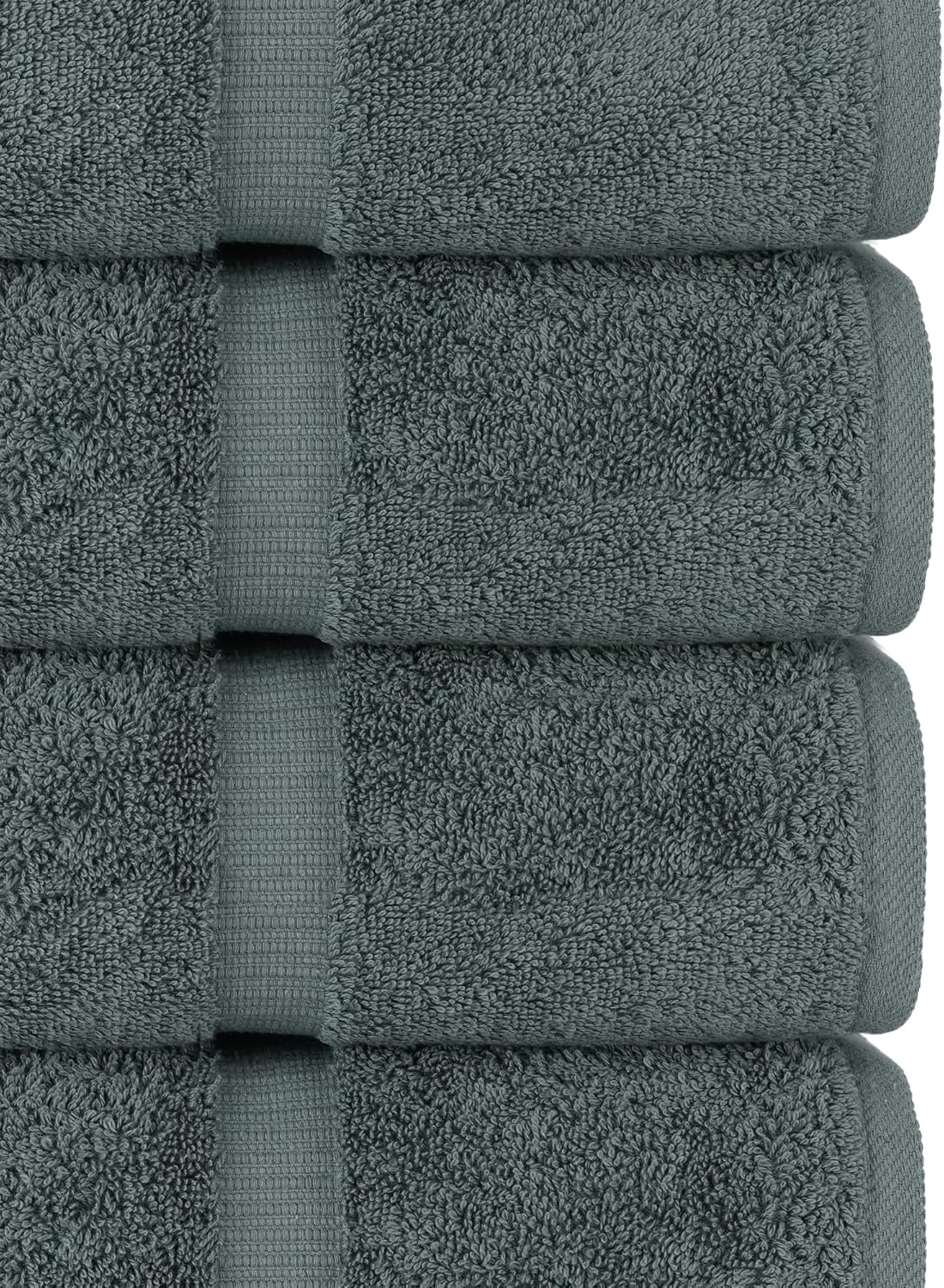 Chakir Turkish Linens, 100% Cotton Premium Quality Turkish Bath Sheets (35''x70'' Large Bath Sheet Towels - Dark Gray)