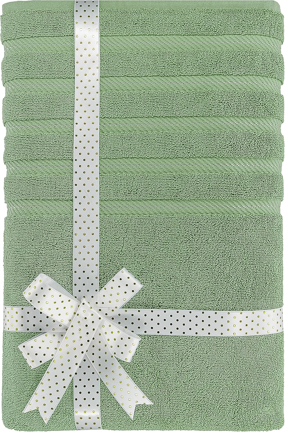 American Soft Linen 35x70 Jumbo Large Bath Towels, 600 GSM 100% Cotton Turkish Bath Sheet, Oversized Luxury Bath Towels for Bathroom Beach and Pool, Sage Green