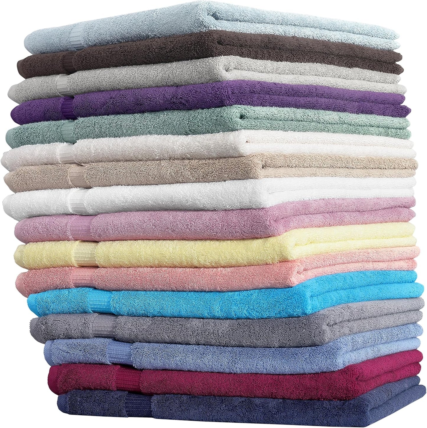 SALBAKOS 100% Turkish Cotton Extra Large Bath Sheet Set of 2 35x70 inch | Heirloom Quality | Hotel & Spa Collection | Soft, Absorbent Oversize Bath Towels | Made in Turkey (Yellow, 2 Bath Sheets)